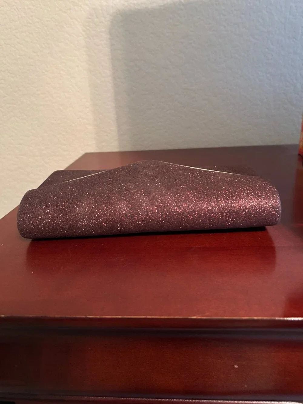 Unbranded Chain Shoulder/Clutch - Brown Bronze Sparkle - 9